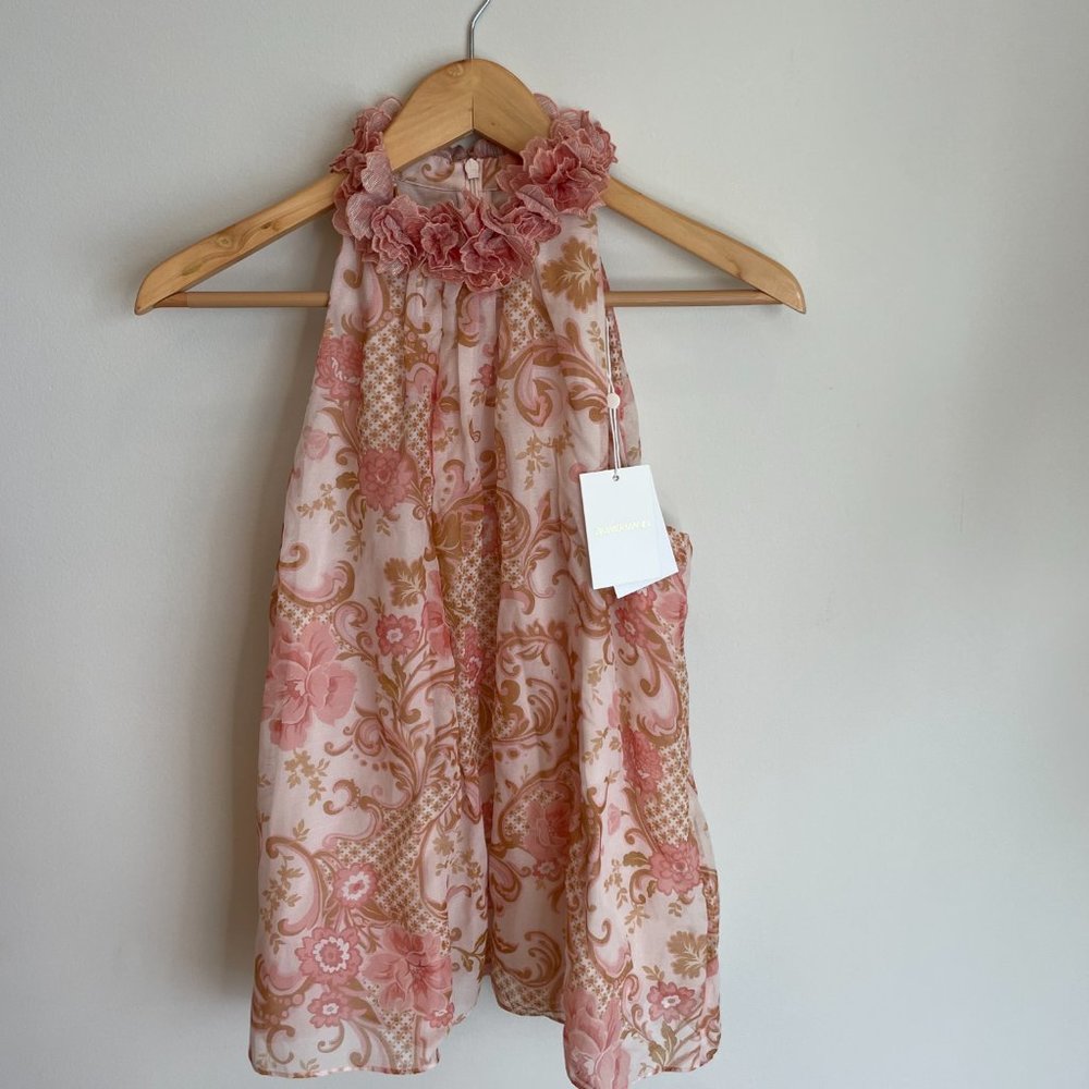 Zimmermann Postcard Sleeveless Blouse